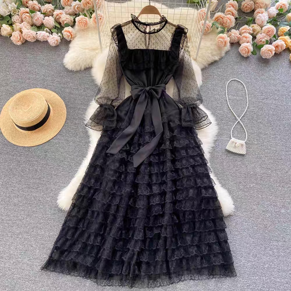 Pamela mesh dress FD88 image